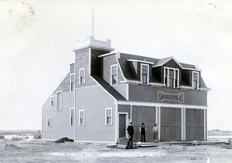 Fire Hall No. 2 nearing completion in 1907