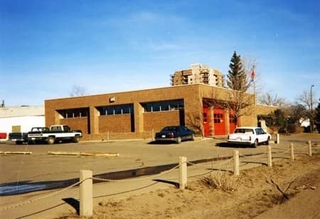 Fire Hall No. 1 on 6 Avenue South, photographed in 1991