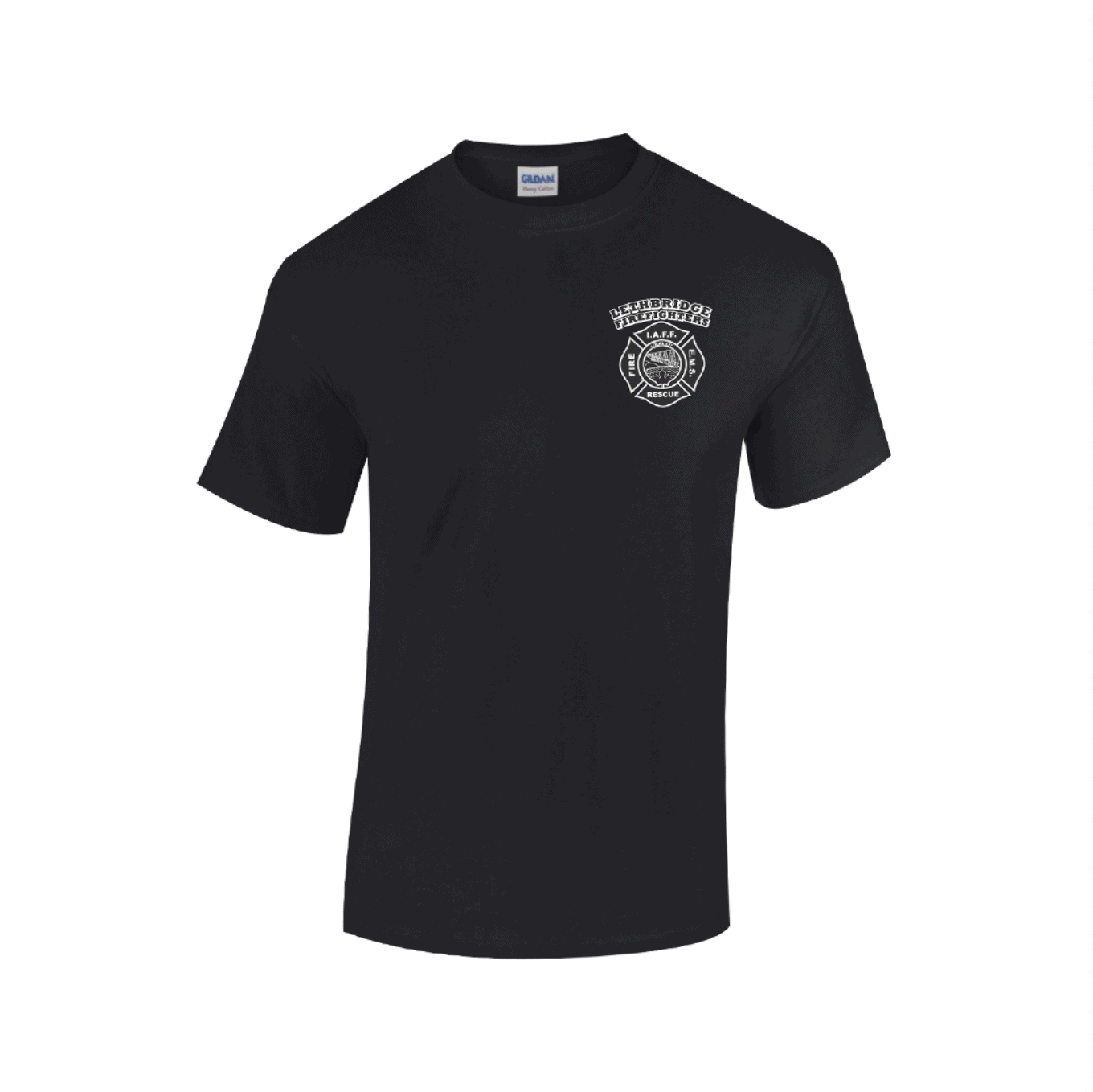 Black T-Shirt - Lethbridge Firefighters Charities Association